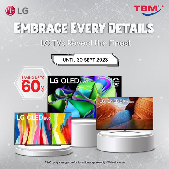TBM x LG TV Campaign | 1 Aug – 30 Sept 2023