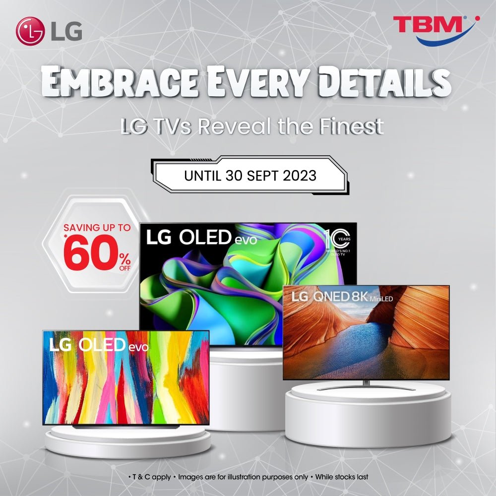 TBM x LG TV Campaign | 1 Aug – 30 Sept 2023 - TBM Online