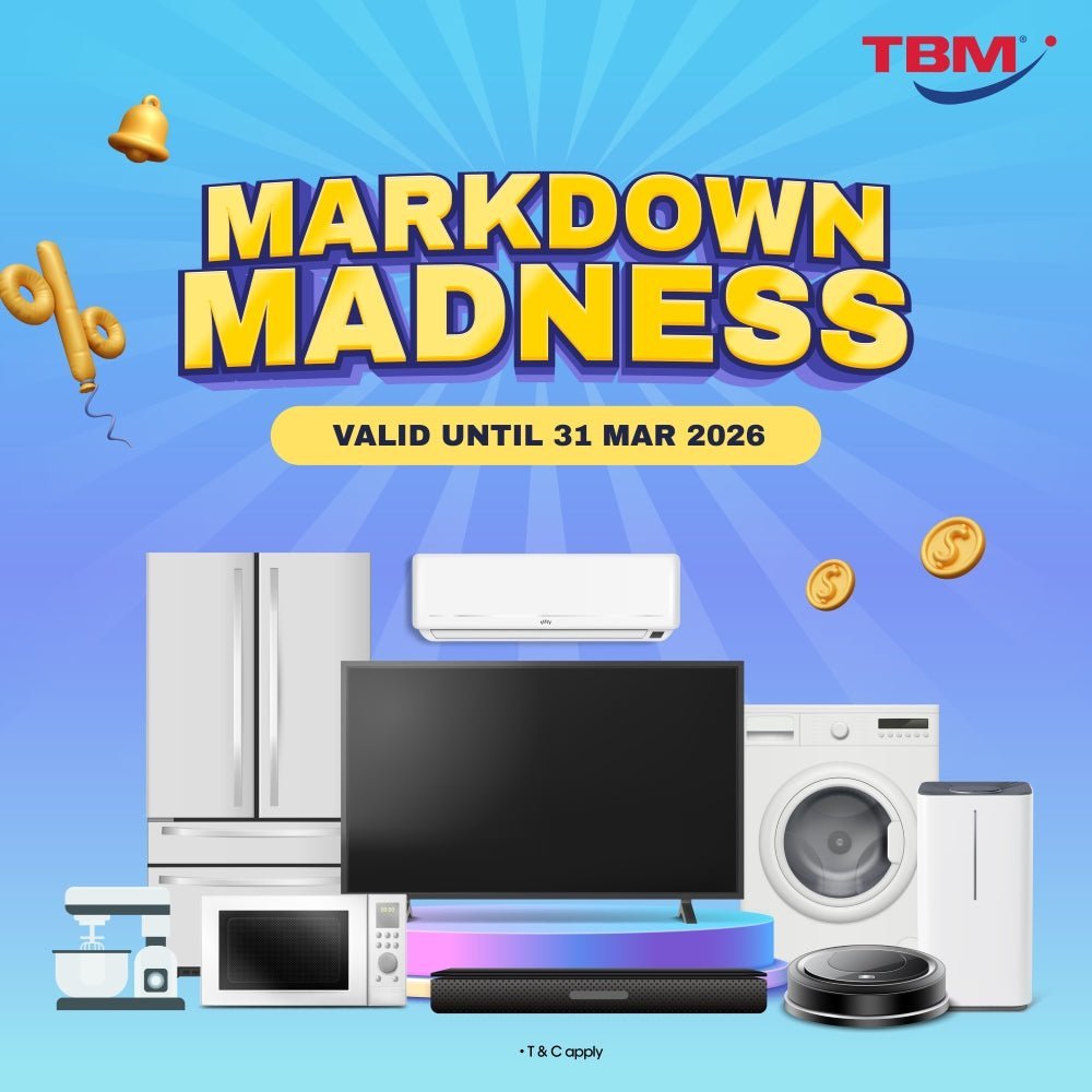 TBM x MARCH MARKDOWN MADNESS | Valid until 31 Mar 2026 - TBM Online