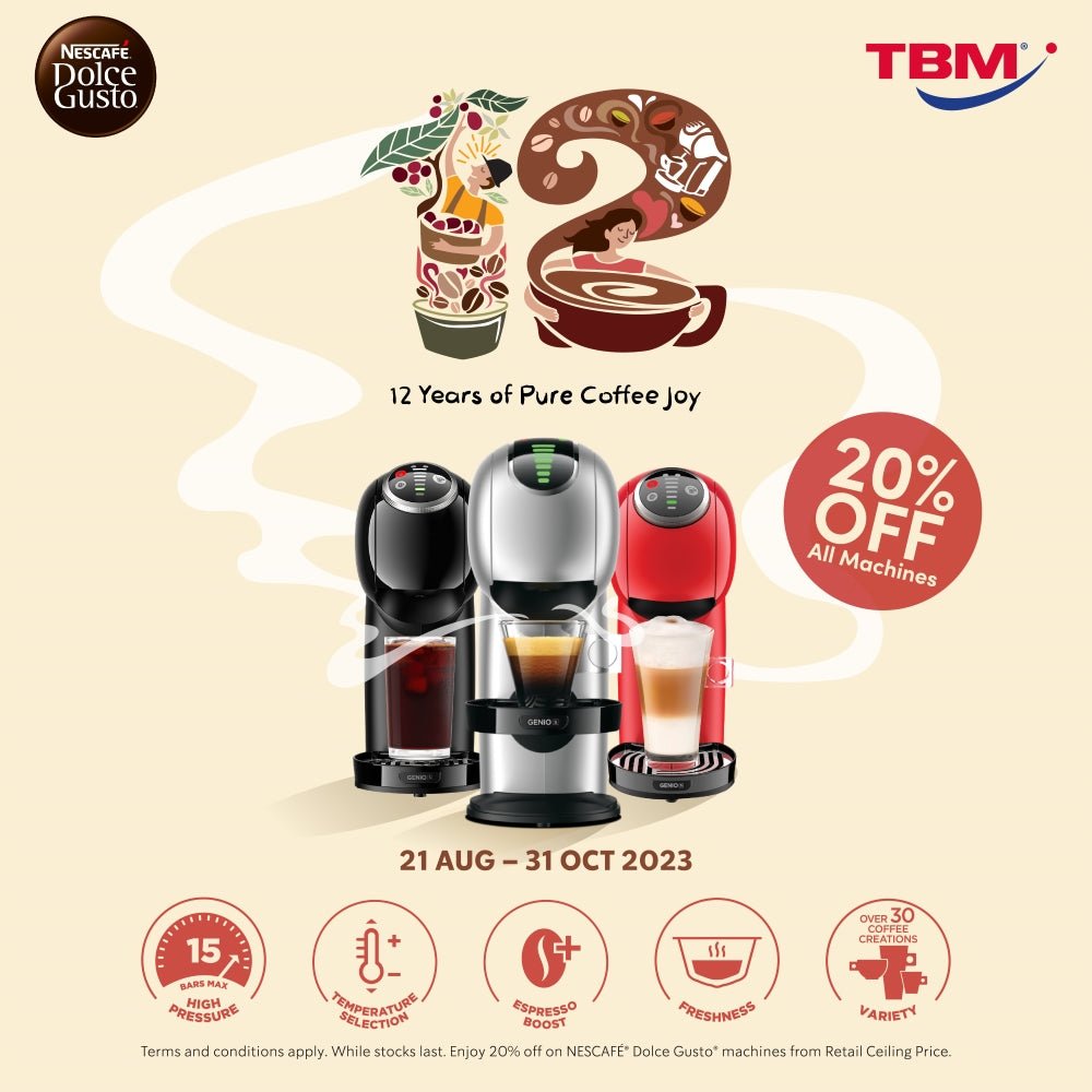 TBM x NDG 12 Years of Pure Coffee Joy | 21 Aug – 31 Oct 2023 - TBM Online