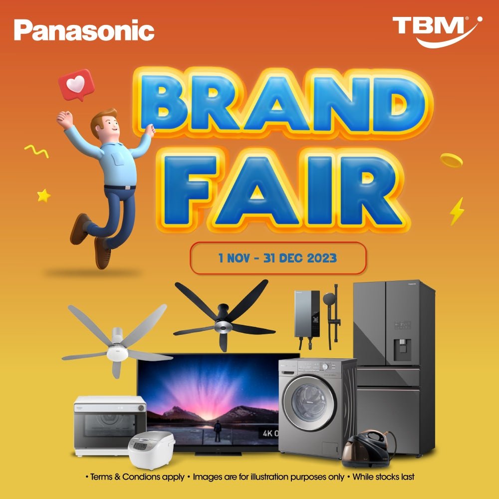 TBM x Panasonic Brand Fair | 1 Nov - 31 Dec 2023 - TBM Online