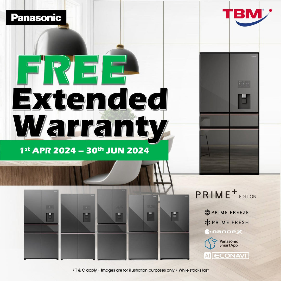 TBM x Panasonic FREE Extended Warranty | 1 Apr - 30 June 2024 - TBM Online