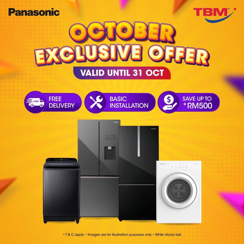 TBM x Panasonic Fridge & Washer Exclusive Offer | Ends 31 October 2022 - TBM Online