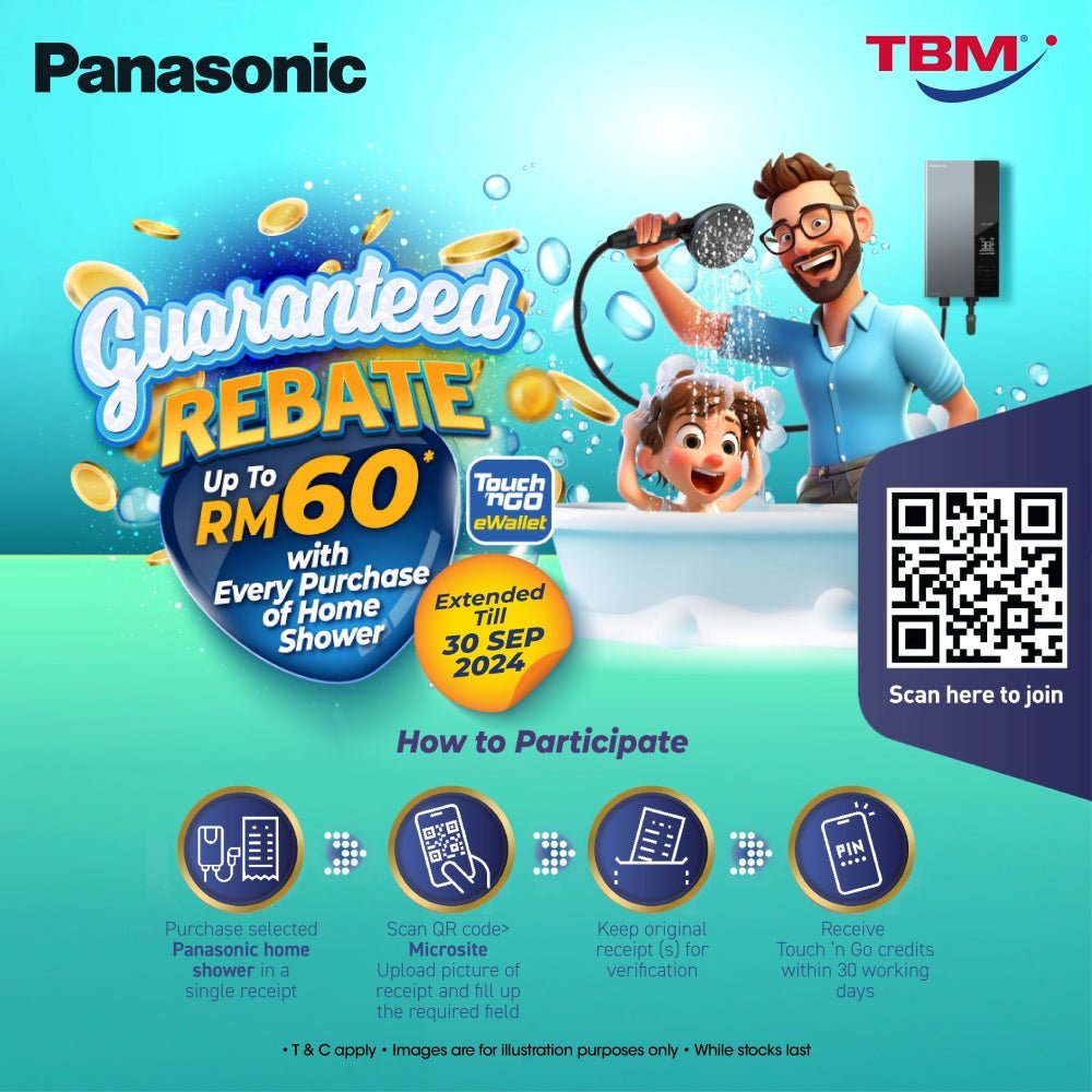 TBM x Panasonic Guaranteed Rebate | Extended Till 30 Sept 2024 - TBM Online