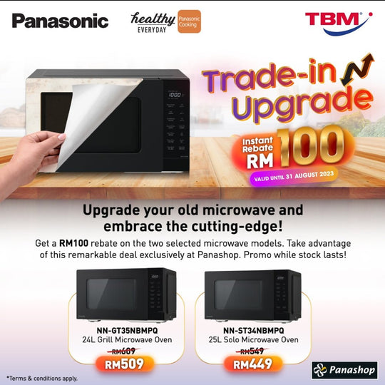 TBM x Panasonic MWO Trade In Campaign | Valid until 31 August 2023