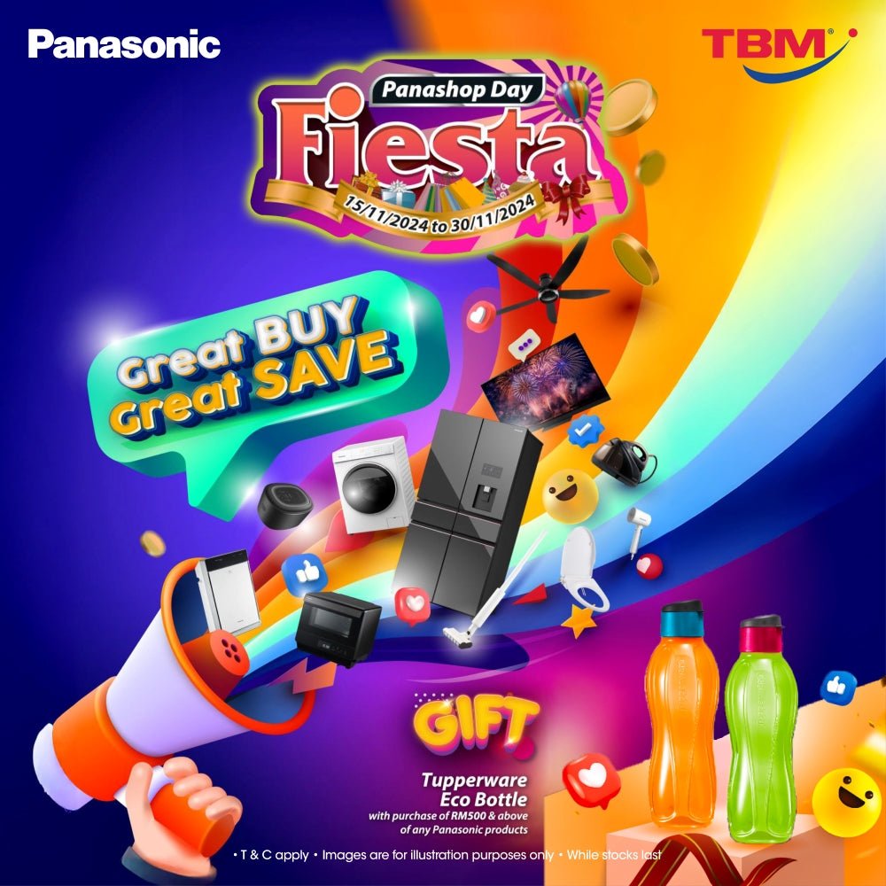 TBM x Panasonic Panashop Day Fiesta | 15 – 30 Nov 2024 - TBM Online