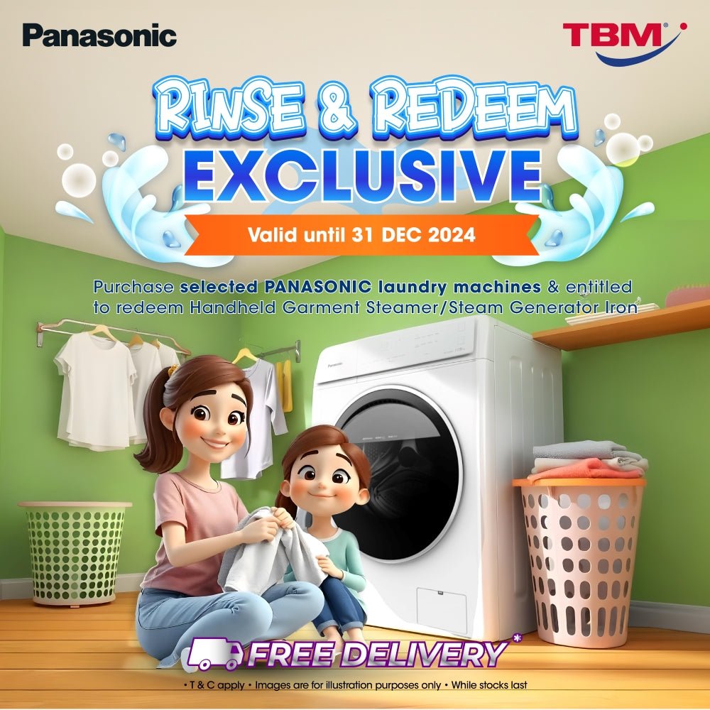 TBM x Panasonic Rinse & Rebate Exclusive| Valid until 31 Dec 2024 - TBM Online