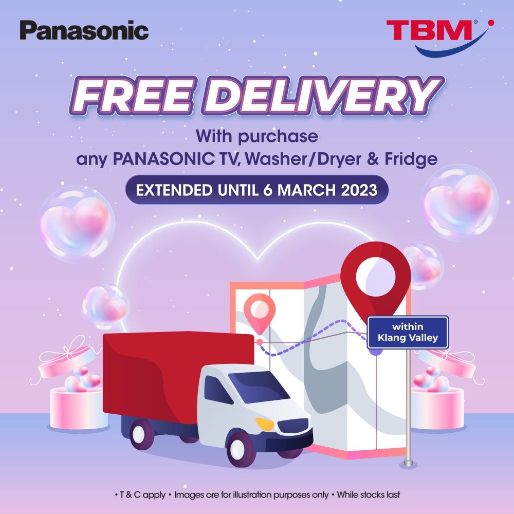 TBM x Panasonic TV, Washer/Dryer & Fridge Exclusive Offer | Extended until 6 Mar 2023 - TBM Online
