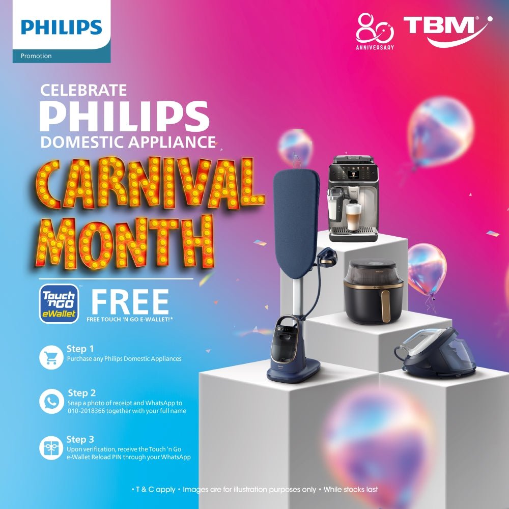 TBM x Philips Carnival Month | Valid until 31 July 2025 - TBM Online