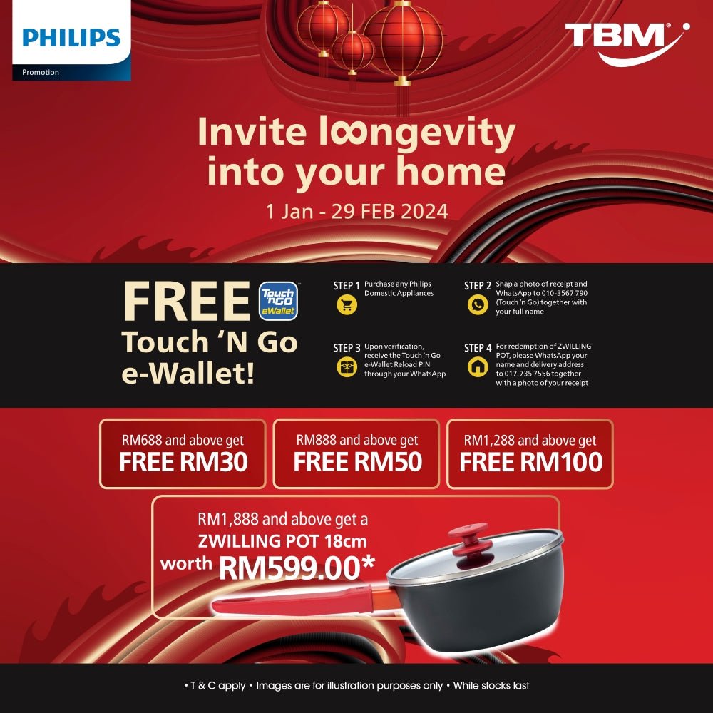 TBM x Philips Invite L∞ngevity Into Your Home | 1 Jan – 28 Feb 2024 - TBM Online