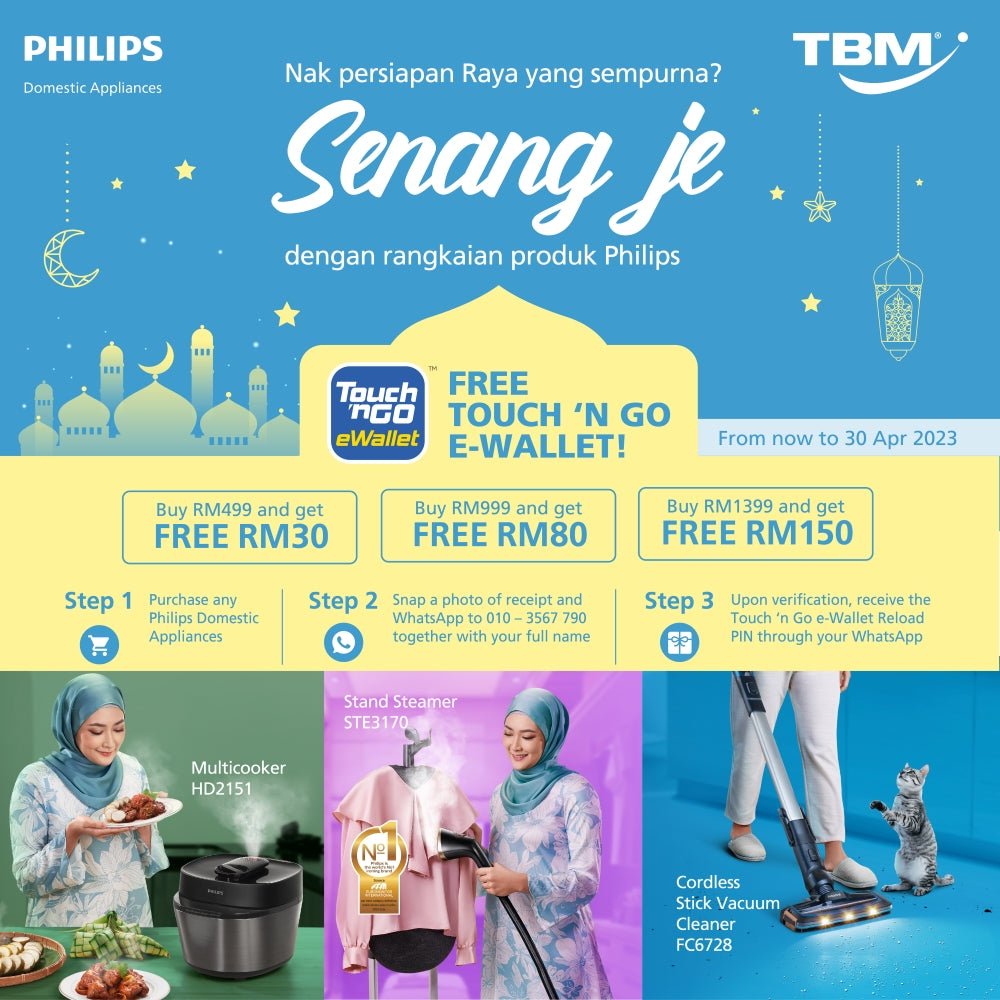 TBM x Philips Raya Promo | Available until 30 April 2023 - TBM Online