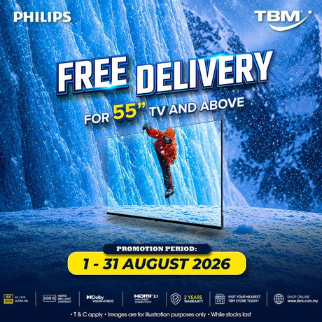 TBM x Philips TV Promo | 1 – 31 Aug 2026 - TBM Online