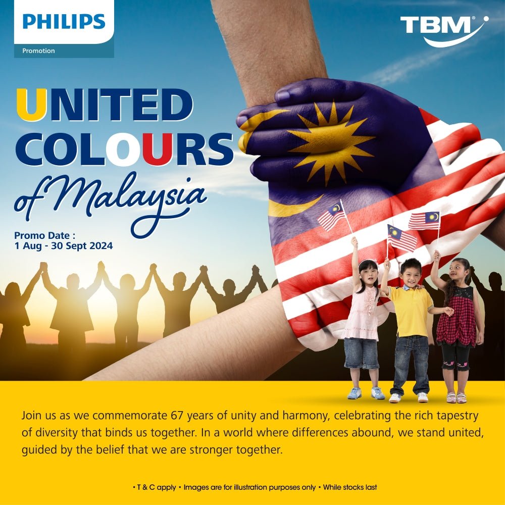 TBM x Philips United Colours of Malaysia Promo| 1 Aug – 30 Sept 2024 - TBM Online