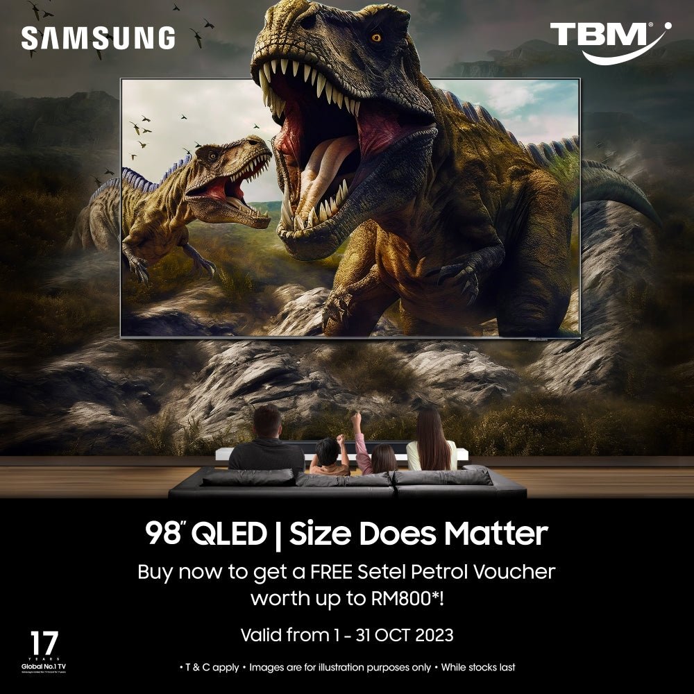 TBM x Samsung QLED TV Promo | 1 - 31 Oct 2023 - TBM Online