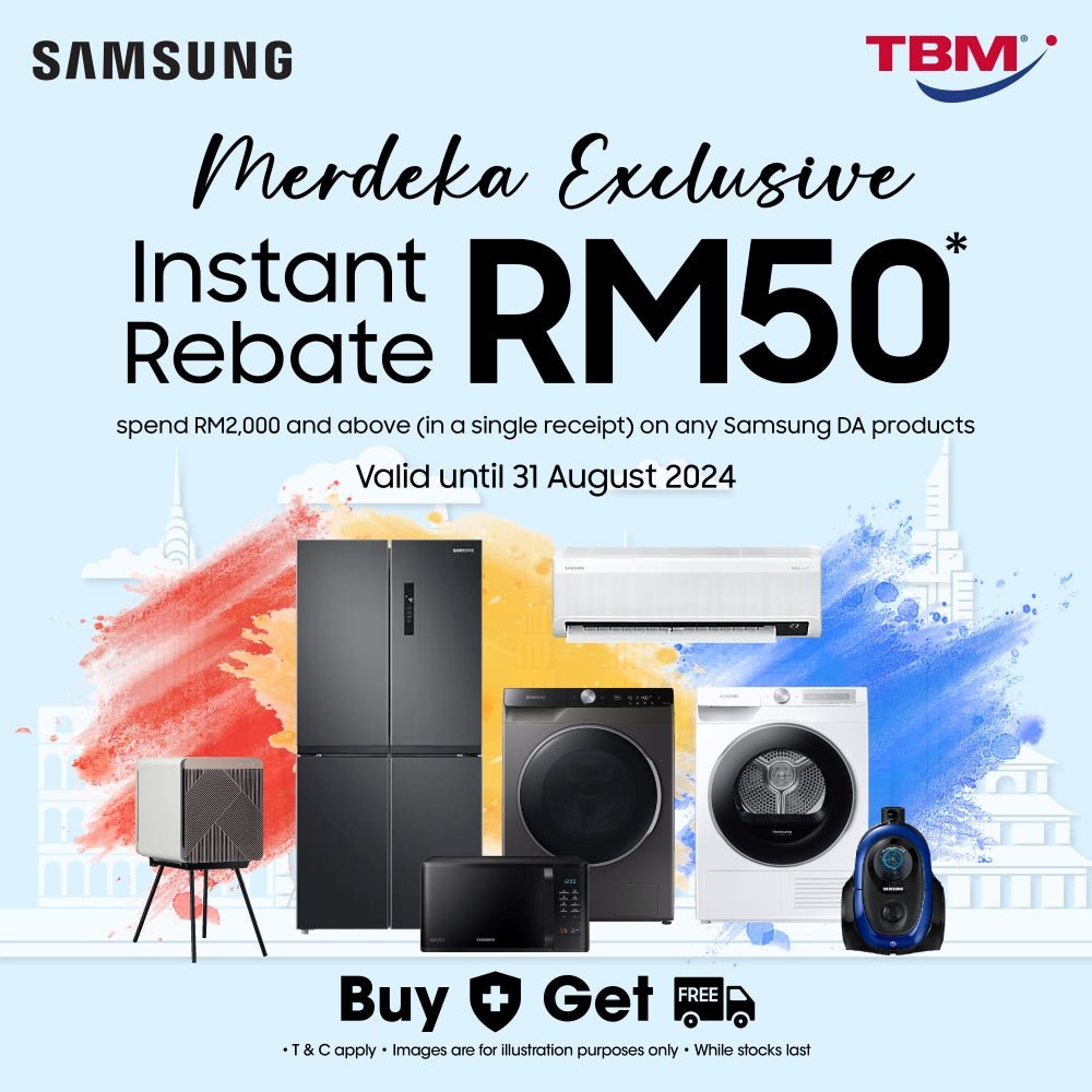 TBM x Samsung DA Merdeka Exclusive | 1 – 31 August 2024 - TBM Online