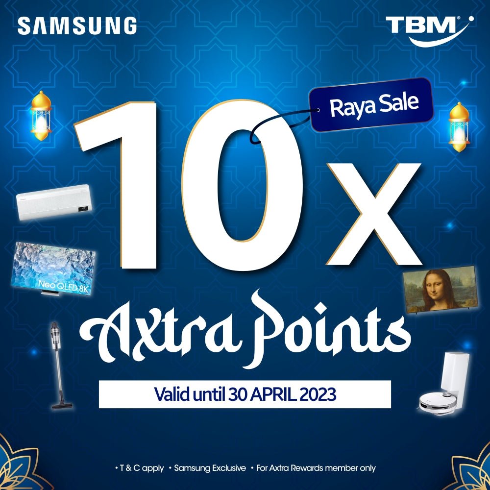 TBM x Samsung Exclusive Raya Sale | Valid until 30 April 2023 - TBM Online