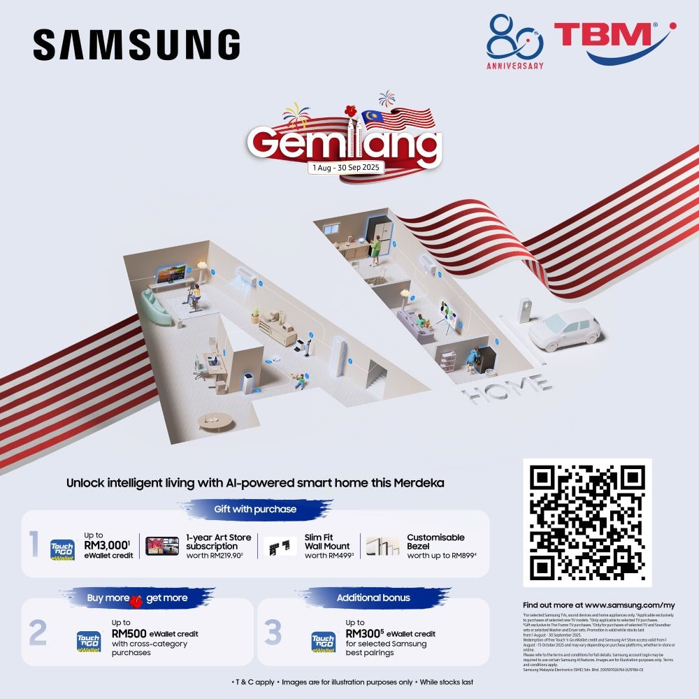 TBM x Samsung Gemilang Merdeka Promo | 1 Aug – 30 Sept 2025 - TBM Online