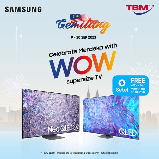 TBM x Samsung TV Merdeka | 9 - 30 Sept 2023