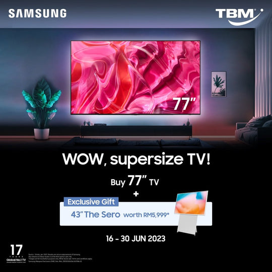 TBM x Samsung WOW TV Promo | 1 June – 31 July 2023
