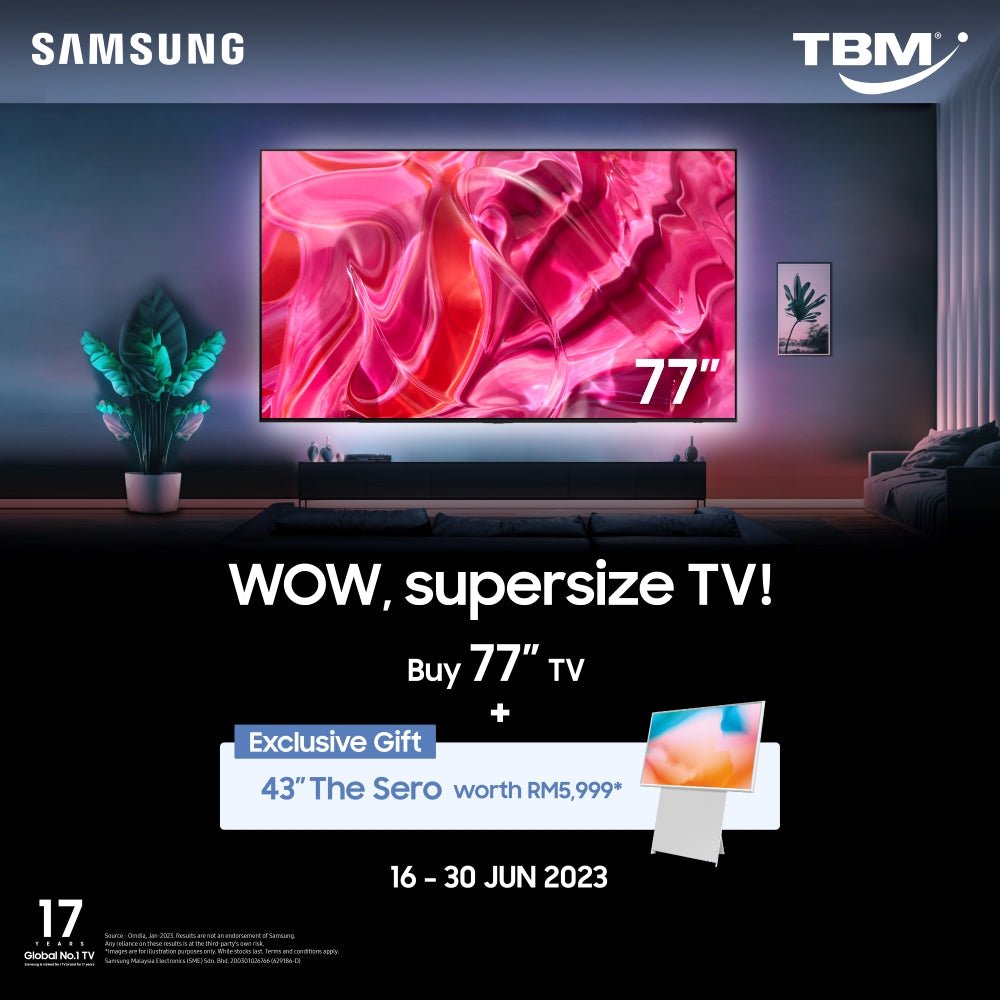 TBM x Samsung WOW TV Promo | 1 June – 31 July 2023 - TBM Online