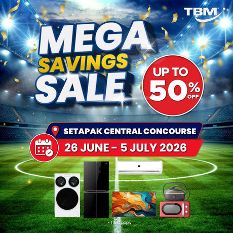 TBM x Setapak Central Concourse: Mega Savings Sale │ 26 June - 5 July 2026 - TBM Online