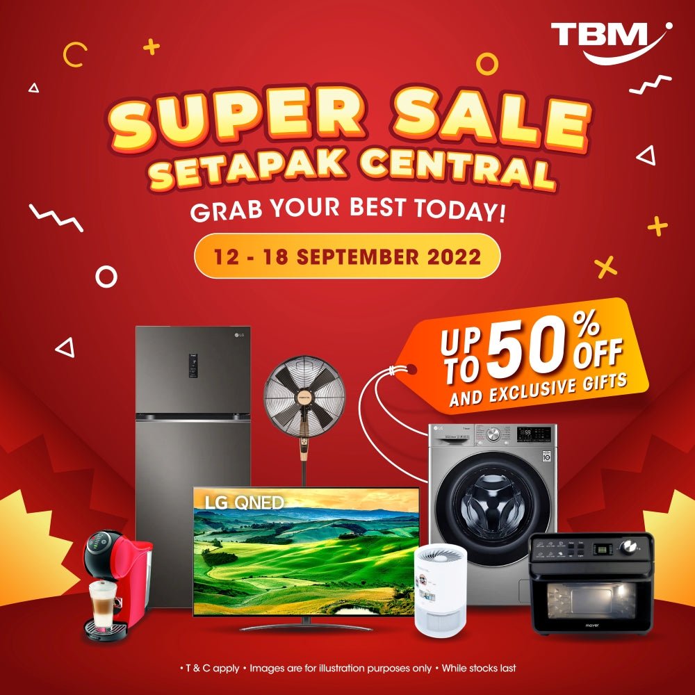 TBM x Setapak Central Concourse Sale │ 12 – 18 Sept 2022 - TBM Online