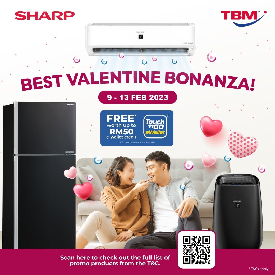 TBM x Sharp Best Valentine Bonanza | 9 – 13 Feb 2023 - TBM Online
