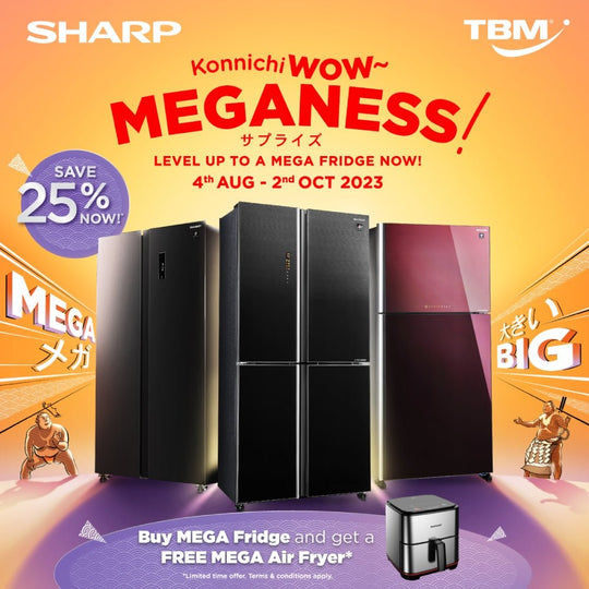 TBM x Sharp Fridge “Okii” – KonnichiWOW Meganess Campaign | 4 Aug – 2 Oct 2023