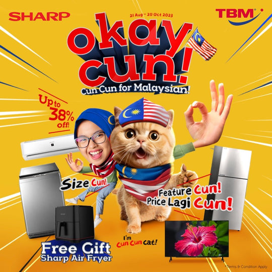 TBM x Sharp Okay Cun Campaign | 21 Aug – 20 Oct 2023