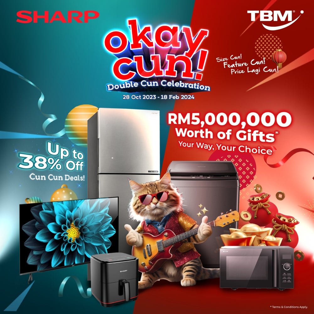 TBM x Sharp Okay Cun! Double Cun Celebration | 28 Oct 2023 – 18 Feb 2024 - TBM Online