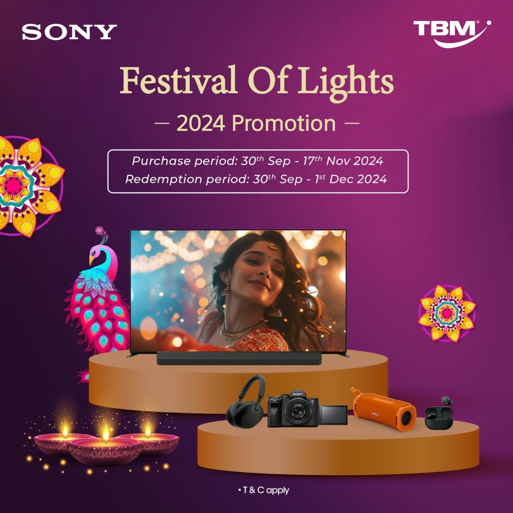 TBM x Sony Festival of Lights | 30 Sep - 17 Nov 2024 - TBM Online