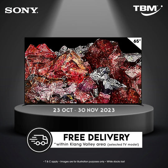 TBM x Sony TV Free Delivery | 23 Oct – 30 Nov 2023