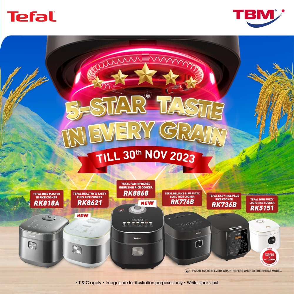 TBM x Tefal Rice Day Campaign | 1 Oct - 30 Nov 2023 - TBM Online