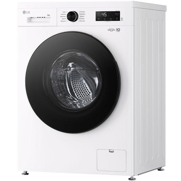 LG FB1208S6W 8kg Front Load Washer With 6 Motion Inverter Direct Drive