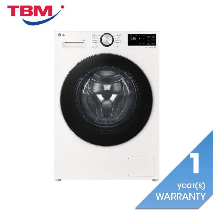 LG FX1411S5W 11kg Front Load Washer With AI Wash And TurboWash™ 360