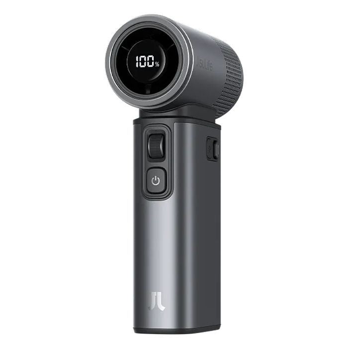JisuLife Ultra2 Handheld Fan 9000mAh 25H Battery Life 43000RPM [Dark Grey / Light Brown]