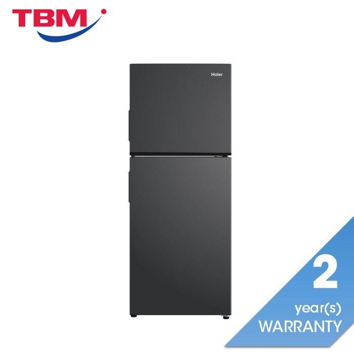 Haier 2 Doors Fridge 240L Non-Inverter Metal Finishing Dark Grey