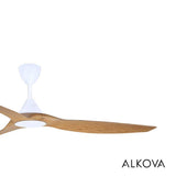 Alpha Alkova MONTI-3B/72 CARAMEL/MW Ceiling Fan 72" 3 Blades Caramel Matt White