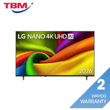 LG 65NU855BPSA 65" Nano 4K UHD AI NU85 Smart TV