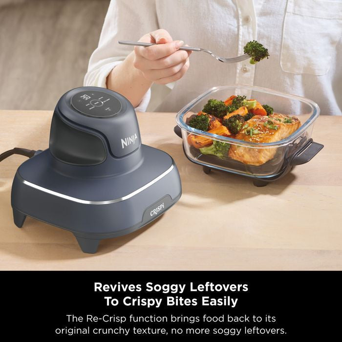 Ninja FN101SMSGFOC Air Fryer Crispi Soft Sage + Medium Batch Container