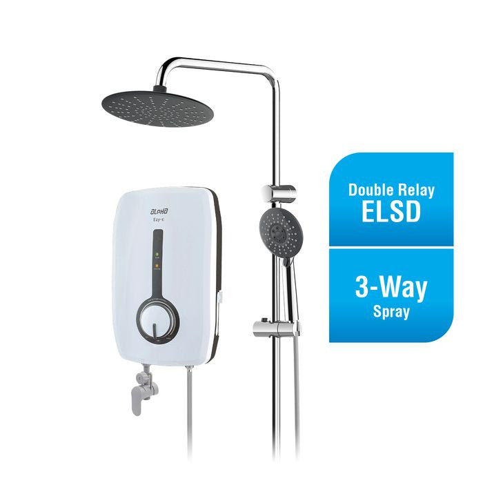 Alpha EZY-E RAINSHOWER IVORY WHITE Rainshower Non Pump Ivory White