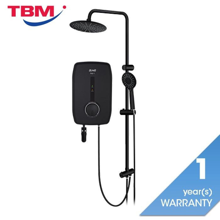 Alpha EZY-E RAINSHOWER ALL BLACK Rainshower Non Pump All Black