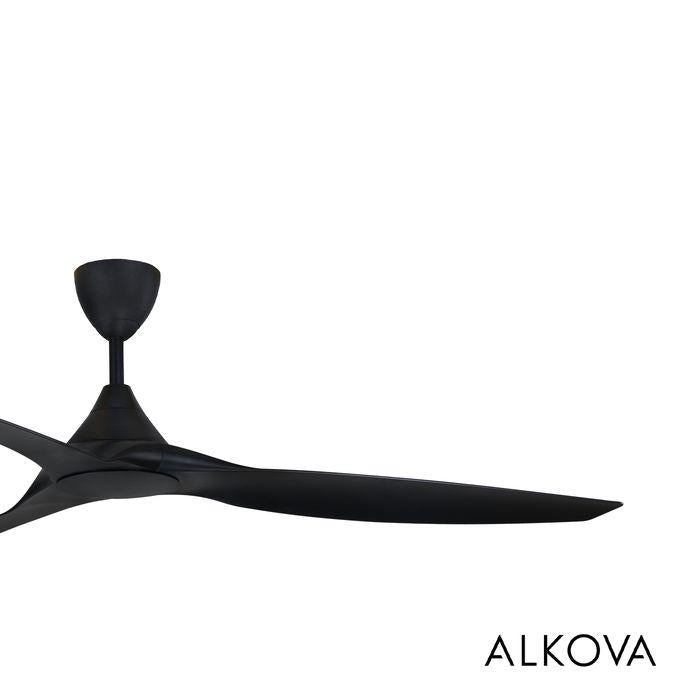 Alpha Alkova MONTI-3B/72 MATT BLACK Ceiling Fan 72" 3 Blades Matt Black
