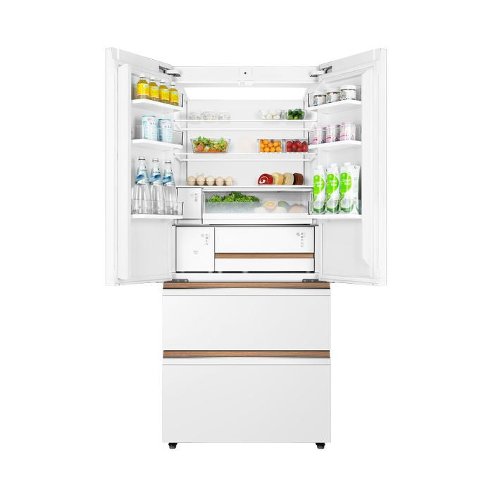 Toshiba GR-RF690WI-PGY(67) 4 Doors Japandi Fridge 580L Fuji White