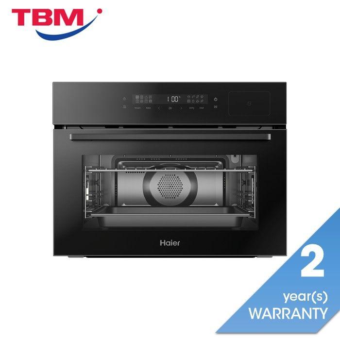 Haier Built-In Steam Combi Oven 55L 45cm Black