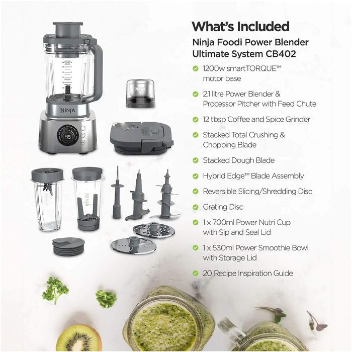 Ninja Foodi CB402SM Power Blender Ultimate System 1200W