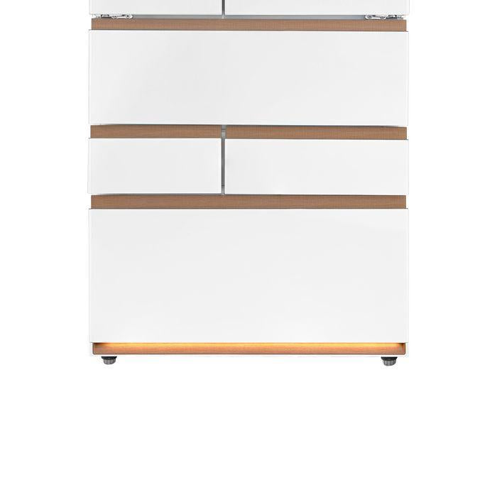 Toshiba GR-RM919WI-PGX(B3) 684L 6 Doors Fridge Japandi Artisan Fuji White