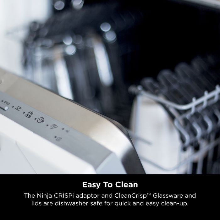 Ninja FN101SMSGFOC Air Fryer Crispi Soft Sage + Medium Batch Container