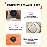 Tefal RK5354 0.7L POP Rice Cooker Eucalyptus 0.7L (4 Cups)