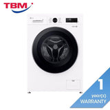 LG FB1209S5W 9kg Front Load Washer With 6 Motion Inverter Direct Drive